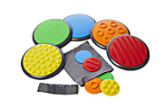 GONGE Tactile Discs, Assorted Colors, Set Of 12 Discs