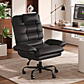 Bestier Ergonomic PU Leather High-Back Swivel Executive Office Chair, Black 1 thumbnail image