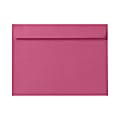 LUX Booklet 6" x 9" Envelopes, Gummed Seal, Magenta Pink, Pack Of 500
