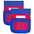 Carson-Dellosa Education Pocket Chart Chairback Buddies, 19”H x 15”W x 2’D, Blue/Red, Pack Of 2 Buddies 1 thumbnail image