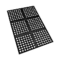 ES Robbins Pro Lite Drain Mat, 36"W x 24"D, Black