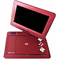 Ziotech MDP1008 Portable DVD Player - 10.1" Display - Red