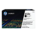 HP 653X High-Yield Black Toner Cartridge, CF320X