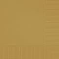 Amscan Beverage Napkins, 5" x 5", Gold, 100 Napkins Per Pack, Case Of 6 Packs 1 thumbnail image