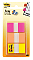 Post-it® Flags, 1", Assorted Colors, 20 Flags Per Pad, Pack Of 3 Pads 1 thumbnail image