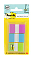 Post-it® Flags, 1", Assorted Colors, 20 Flags Per Pad, Pack Of 3 Pads