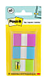 Post-it® Flags, 1", Assorted Colors, 20 Flags Per Pad, Pack Of 3 Pads 1 thumbnail image