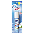 Lysol® Disinfectant Spray To Go, Crisp Linen Scent, 1 Oz Bottle 1 thumbnail image