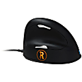 R-Go Break Wired Medium Vertical Ergo Mouse, Black 1 thumbnail image