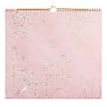 2024 Russell & Hazel Monthly Wall Calendar, 13-1/4” x 12-1/4”, Blush Floral, January To December 2024 