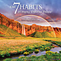 2024 Willow Creek Press Inspirational Monthly Wall Calendar, 12" x 12", 7 Habits of Highly Effective People, January To December