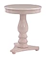 Powell Weston Side Table, 24-1/2"H x 20"W x 20"D, Pink