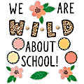 Schoolgirl Style Simply Safari We Are Wild About School Bulletin Board Set, Set Of 99 Pieces