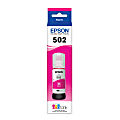 Epson® 502 EcoTank® High-Yield Magenta Ink Bottle, T502320-S