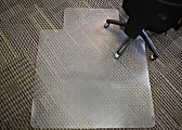 Mammoth Office Products Chair Mat For Standard-Pile Carpets, 45" x 53", Clear