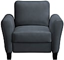 Lifestyle Solutions Winslow Chair with Rolled Arms, Dark Gray