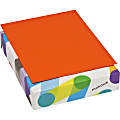 BriteHue Inkjet/Laser Print Copy And Multi-Use Paper, Letter Size (8 1/2" x 11"), 24 Lb, Smooth, Vellum, Orange, Ream Of 500 Sheets 1 thumbnail image