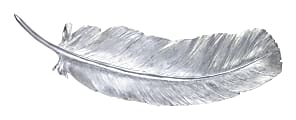 Zuo Modern Pluma Wall Décor, 24 5/8" x 24 13/16", Silver 1 thumbnail image