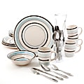 Gibson Deluxe Essentials 32-Piece Dinnerware Set, Blue 1 thumbnail image