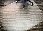 Mammoth Office Products Chair Mat For Medium-Pile Carpets, 48" x 60", Clear