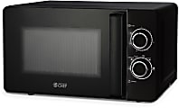 Commercial Chef 0.7 Cu. Ft. Small Countertop Microwave With Mechanical Control, Black