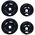 Certified Appliance Accessories Style A Replacement Drip Bowls For Whirlpool, Kenmore And Maytag Ranges, Black, Set Of 4 Bowls 1 thumbnail image