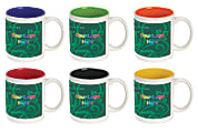 Full-Color Ceramic Accent Mug, 11 Oz