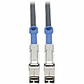 Tripp Lite Mini-SAS External HD Cable - SFF-8644 to SFF-8644, 12 Gbps, 1 m (3.3 ft.) - First End: 1 x SFF-8644 Male Mini-SAS HD - Second End: 1 x SFF-8644 Male Mini-SAS HD - 12 Gbit/s - Shielding - Gold Plated Contact - 28 AWG - Black