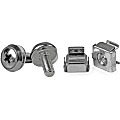 StarTech.com M5 Mounting Screws & Cage Nuts For Server Rack Cabinet, Pack of 50 1 thumbnail image