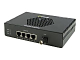 Perle Fast Ethernet PoE Ethernet Extender eXP-4S110E-BNC - Network extender - 100Mb LAN, Ethernet over VDSL2 - 10Base-T, 100Base-TX - 4 ports - up to 1.9 miles