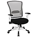 Office Star™ Space Seating Mesh Mid-Back Chair, Jet/White 1 thumbnail image