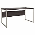 Bush® Business Furniture Hybrid 60"W x 30"D Computer Table Desk With Metal Legs, Storm Gray, Standard Delivery