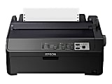 Epson LQ 590II NT - Printer - B/W - dot-matrix - 10 in (width),  - 24 pin - up to 584 char/sec - parallel, USB 2.0, LAN, serial 1 thumbnail image