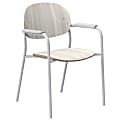 KFI Studios Tioga Guest Chair With Arms, Ash/Silver 1 thumbnail image