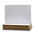 Flipside Products Double-Sided Dry-Erase Boards, 5" x 7", White, Pack f 12 Boards