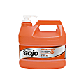 GOJO® Natural Orange Pumice Heavy-Duty Lotion Hand Soap Cleaner, Citrus Scent, 128 Oz Bottle