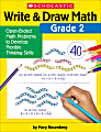 Scholastic® Write & Draw Math: Grade 2