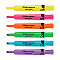 Office Depot® Brand Highlighters, 100% Recycled, Chisel-Point, Assorted Colors, Pack Of 24