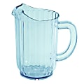 Winco Plastic Pitchers, 32 Oz, Blue Tint, Pack Of 4 Pitchers