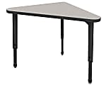 Marco Group Apex™ Series Triangle 41"W Student Desk, Gray Nebula/Black 1 thumbnail image