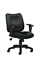 Offices To Go™ Tilter Chair With Arms, 36"H x 26"W x 26"D, Black