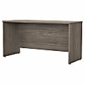 Bush® Business Furniture Studio C Credenza Desk, Modern Hickory, Standard Delivery