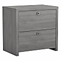 Bush Business Furniture Echo 31-5/8"W x 20"D Lateral 2-Drawer File Cabinet, Modern Gray, Standard Delivery 1 thumbnail image