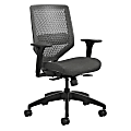 HON® Solve Fabric Mid-Back Task Chair, ReActiv Back, Ink/Black 1 thumbnail image