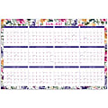AT-A-GLANCE® BADGE Reversible Erasable Academic and Regular Year 2026-2027 Wall Calendar, Floral, Extra Large, 24" x 36" 1 thumbnail image