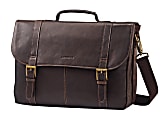 Samsonite® Leather Portfolio, 12" x 16.5" x 5", Brown 1 thumbnail image