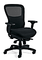 Offices To Go™ Mid-Back Chair, Mesh Back, 43"H x 24 1/2"W x 27"D, Black