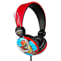 Sakar® Power Rangers Kids Over The Ear Headphones, Red