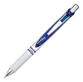 Pentel® EnerGel Pearl Pens, 0.7mm, Needle Point, Blue Ink, Pack Of 12