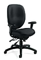 Offices To Go™ Mid-Back Multifunction Chair, 39"H x 24"W x 25 1/2"D, Black 1 thumbnail image